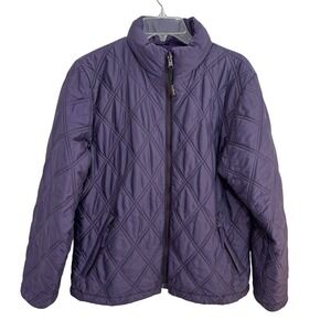 L.L. Bean Outdoors Zip Up Primaloft Insulated Jacket Women's M Medium Purple